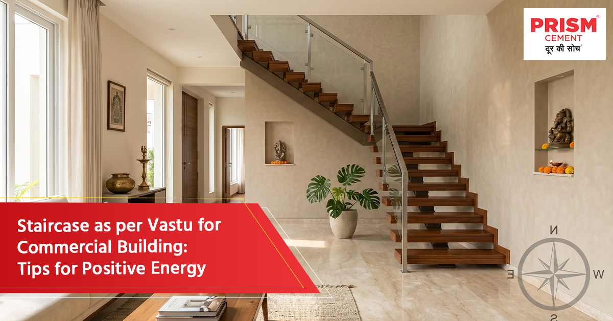 Staircase as per Vastu for Commercial Buildin