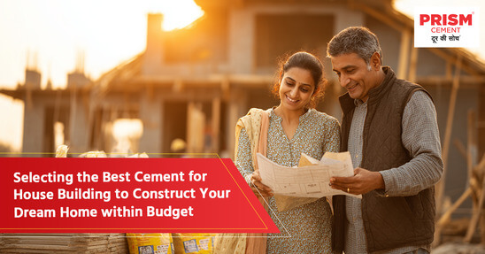banner for best cement for house construction