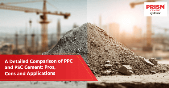 banner for PPC and PSC cement info and comparison
