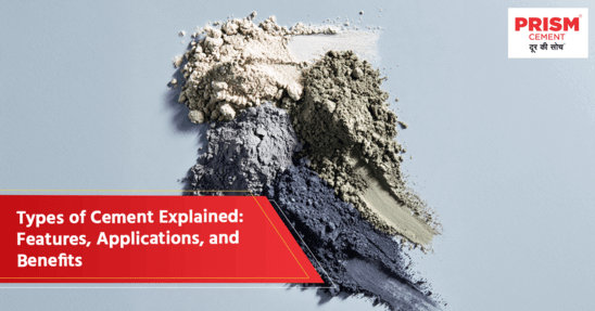 banner for types of cement