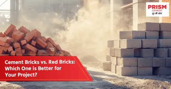 comparision between Cement Bricks and Red Bricks