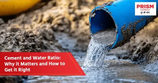 banner  - Cement and Water Ratio for Construction Quality