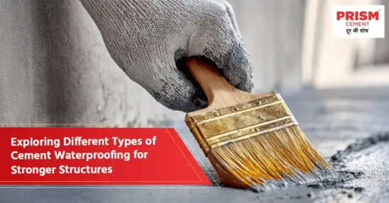 banner for types of cement waterproofing