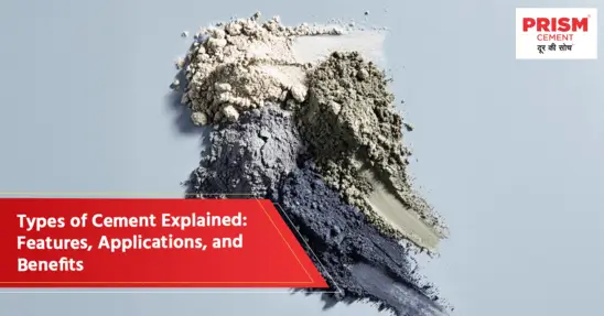 banner for types of cement