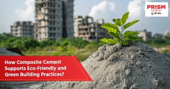 banner for Composite Cement Supports Eco-Friendly Construction