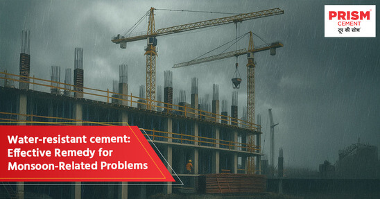 Showcasing Prism Cement’s water-resistant cement as an effective solution for monsoon-related problems