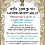 prism national saftey award